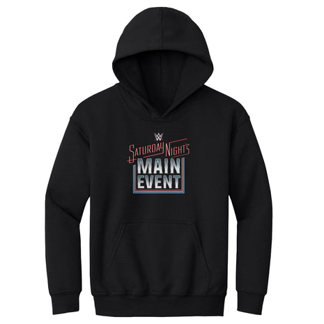 WWE Saturday Night's Main Event 2024 Logo Kids Youth WWE Hoodie