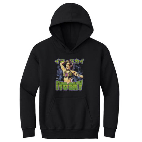 Iyo Sky Superstar Name Kids Youth WWE Hoodie