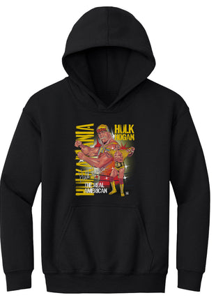 Hulk Hogan The Real American Kids Youth WWE Hoodie