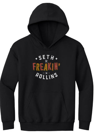 Seth Rollins Seth Freakin Rollins Text WWE Kids Youth Hoodie