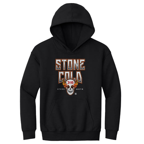 Stone Cold Steve Austin Fire Skull WHT