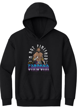 Matt Cardona WWE I'm Not Finished Kids Youth WWE Hoodie