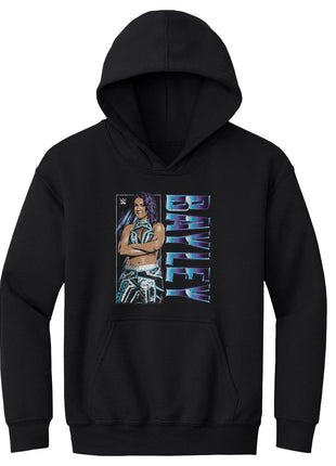 Bayley WWE Vertical Name Kids Youth WWE Hoodie