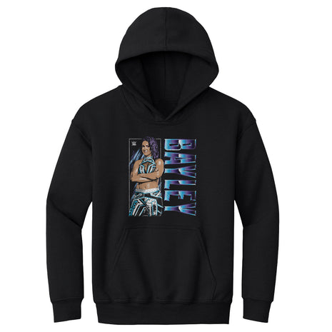 Bayley WWE Vertical Name Kids Youth WWE Hoodie