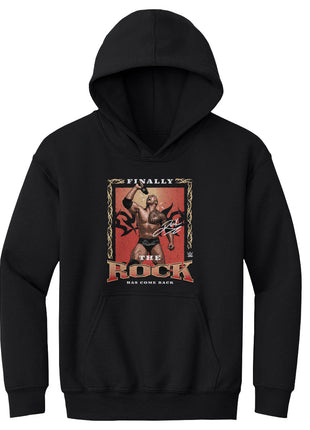 The Rock Come Back WWE Kids Youth Hoodie