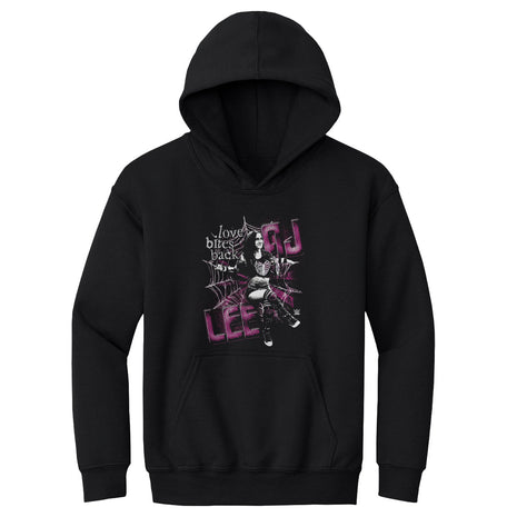 AJ Lee Spider Web Kids Youth WWE Hoodie