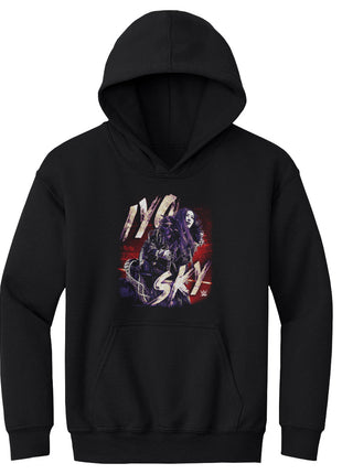 Iyo Sky Bitmap Kids Youth WWE Hoodie
