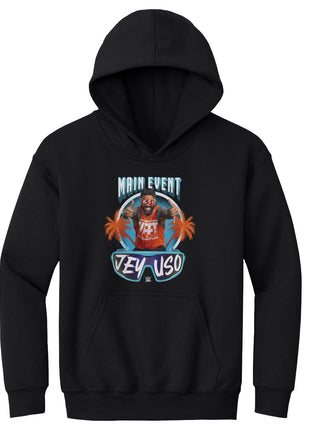 Jey Uso Main Event Palms Kids Youth WWE Hoodie
