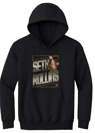 Seth Rollins Gold WWE Kids Youth Hoodie