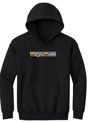 Wrestlemania Logo WWE Kids Youth Hoodie