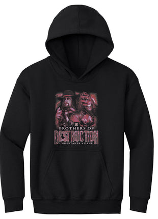 Undertaker & Kane Brothers Of Destruction Vintage Kids Youth WWE Hoodie
