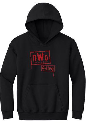 nWo 4-Life Red WWE Kids Youth Hoodie