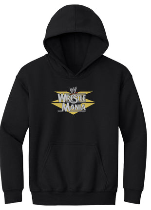 WWE WrestleMania XV Logo Kids Youth WWE Hoodie