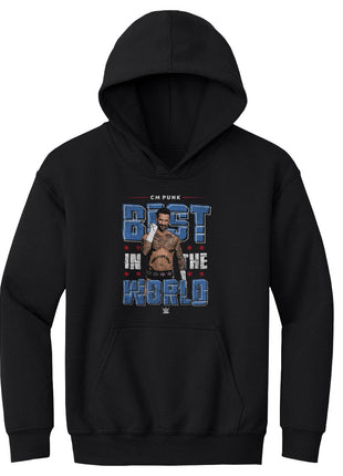 CM Punk Gritty WWE Kids Youth Hoodie