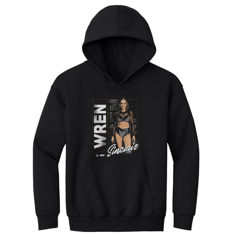 Wren Sinclair Vertical Name Kids Youth WWE Hoodie