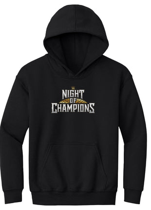 WWE Night Of Champions 2023 Logo Kids Youth WWE Hoodie
