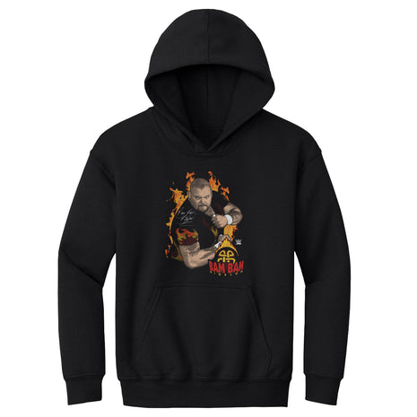 Bam Bam Bigelow Flames Pose WHT