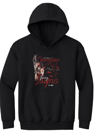 Jacy Jayne WWE NXT Women's Champion Grunge Kids Youth WWE Hoodie
