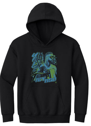 Jey Uso Yeet Grunge Kids Youth WWE Hoodie