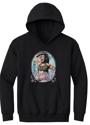Iyo Sky Grunge Frame Kids Youth WWE Hoodie