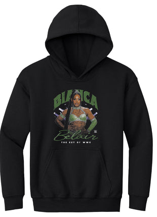 Bianca Belair Grunge Kids Youth WWE Hoodie