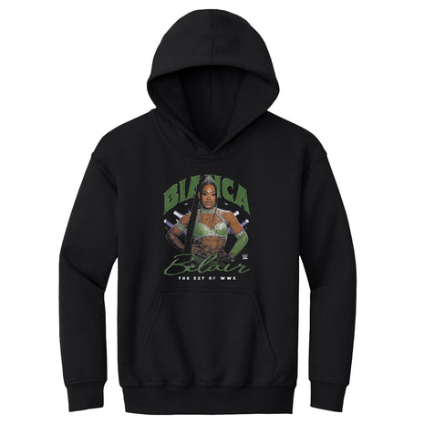Bianca Belair Grunge Kids Youth WWE Hoodie