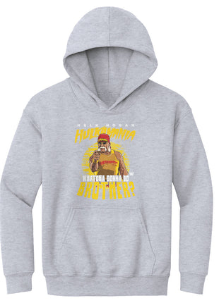 Hulk Hogan Hulkamania Whatcha Gonna Do Brother WWE Kids Youth Hoodie