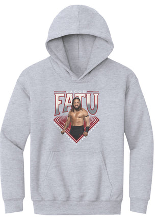 Jacob Fatu Superstar Name WWE Kids Youth Hoodie