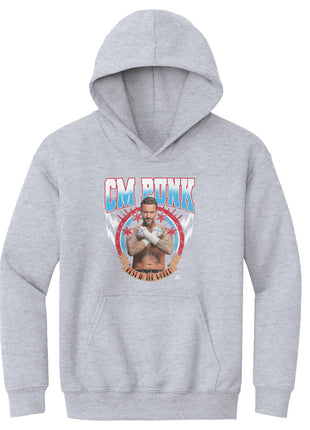 CM Punk Best In The World Pose Kids Youth WWE Hoodie