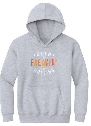 Seth Rollins Seth Freakin Rollins Text WWE Kids Youth Hoodie