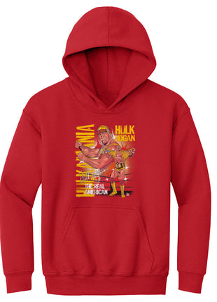 Hulk Hogan The Real American Kids Youth WWE Hoodie