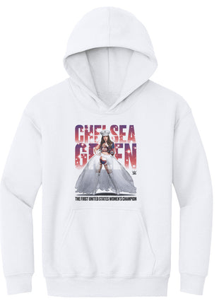 Chelsea Green Stars Kids Youth WWE Hoodie