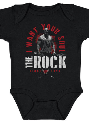 The Rock I Want Your Soul WWE Kids Baby Onesie