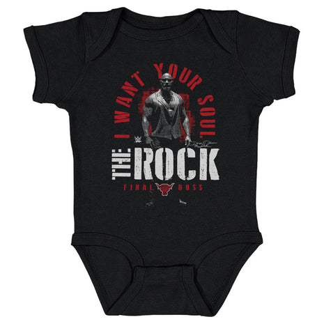 The Rock I Want Your Soul WWE Kids Baby Onesie