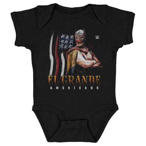 El Grande Americano WWE Flag Grunge Kids WWE Baby Onesie