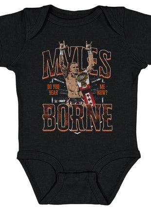 Myles Borne WWE Do You Hear Me Now Kids WWE Baby Onesie