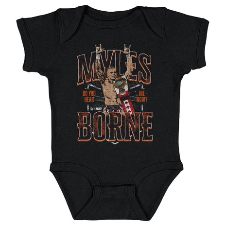 Myles Borne WWE Do You Hear Me Now Kids WWE Baby Onesie