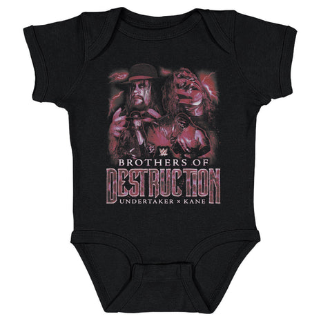 Undertaker & Kane Brothers Of Destruction Vintage Kids WWE Baby Onesie