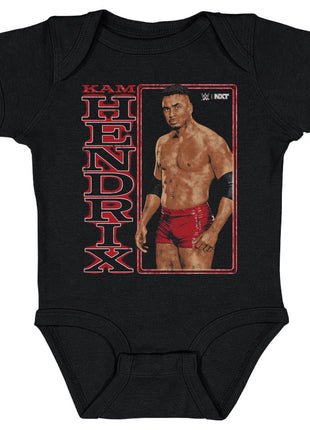 Kam Hendrix WWE Vertical Name Kids WWE Baby Onesie