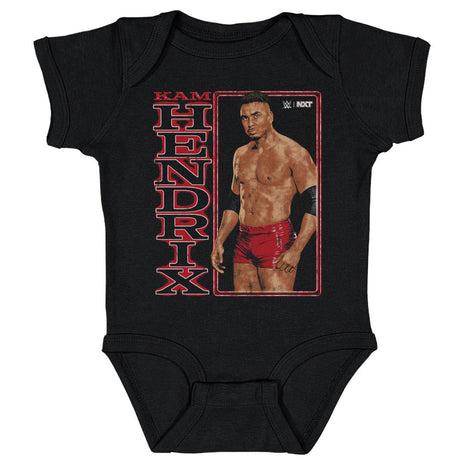 Kam Hendrix WWE Vertical Name Kids WWE Baby Onesie