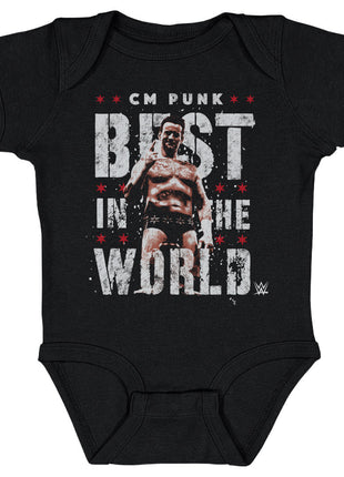 CM Punk Best In The World Vector Kids WWE Baby Onesie