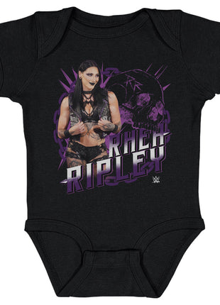 Rhea Ripley Skull Kids WWE Baby Onesie