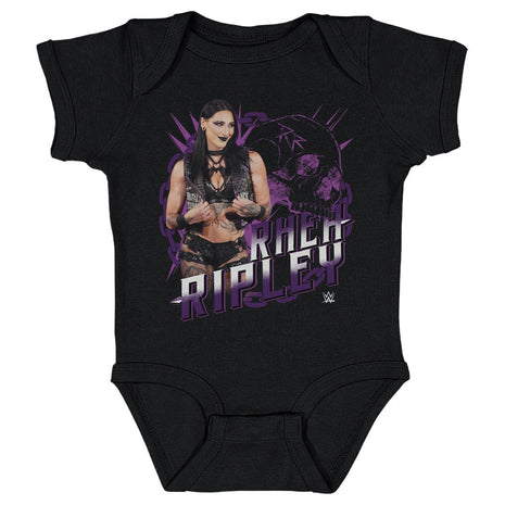 Rhea Ripley Skull Kids WWE Baby Onesie