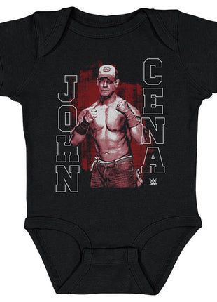 John Cena Red Monochrome WWE Kids Baby Onesie