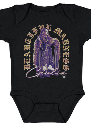 Giulia Beautiful Madness Old English Kids WWE Baby Onesie
