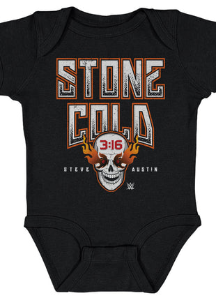 Stone Cold Steve Austin Fire Skull WHT