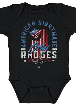 Cody Rhodes American Nightmare Text Kids WWE Baby Onesie