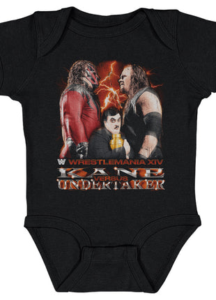 WrestleMania XIV Undertaker Vs. Kane Kids WWE Baby Onesie