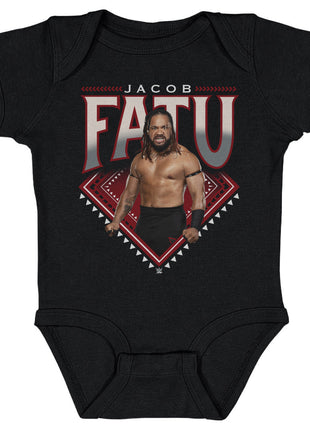 Jacob Fatu Superstar Name WWE Kids Baby Onesie