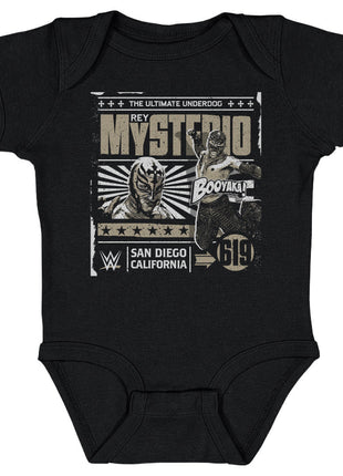 Rey Mysterio Comic Graphic Kids WWE Baby Onesie